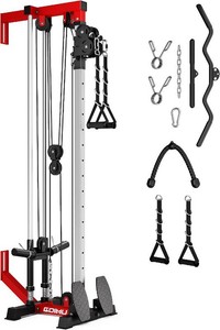 Wall Mount Cable Station, WM1 Cable Crossover Machine with 17 Positions,