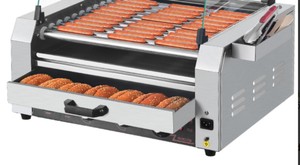 VEVOR Hot Dog Roller, 30 Hot Dog 11 Rollers, Stainless Steel Sausage Grill Cooker, Missing some glass I think its the back glass