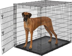 Solutions by Midwest 54-Inch Single Door Crate, Giant Breed Dogs, 100 lbs