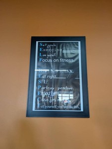 Framed Fitness & Wellness Inspirational Wall Art