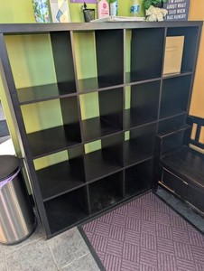 Open Cube Bookcase 16-Compartment Shelving Unit