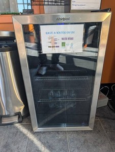 Whirlpool Glass-Door Beverage Refrigerator