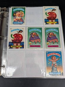 Vintage 1986 Topps Garbage Pail Kids Trading Card Binder Collection