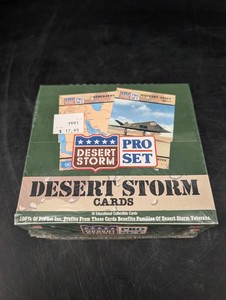 Vintage 1991 Desert Storm Pro Set Collectible Cards