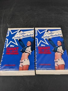 Vintage Topps Dallas Cowboys Cheerleaders Packs (Lot of 2)