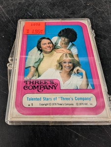 Vintage 1978 Threes Company Trading Card Assortment