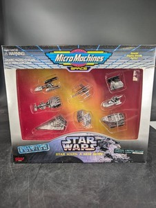 Vintage Galoob Micro Machines Star Wars Space Set (Lot of 8)