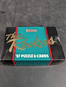 Vintage 1987 Topps Baseball Puzzle & Card Set