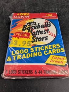 Vintage 1987 Fleer Baseballs Hottest Stars Trading Cards & Stickers