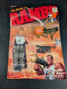 Vintage Coleco Rambo Sergeant Havoc Action Figure 0802