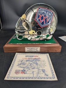 Vintage Riddell Super Bowl XXV Helmet 14062500 With COA
