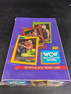 Vintage 1991 WCW Official Wrestling Trading Card Box