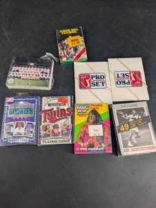 Vintage Sports Card & Playing Card Mixed Lot (Lot of 8)