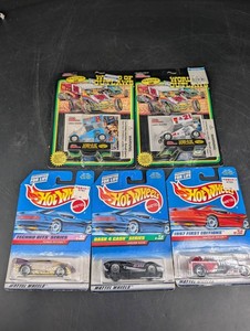 Vintage Hot Wheels & Racing Champions Die-Cast Cars Mixed Lot of 5