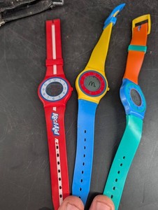 Vintage McDonalds & Kool-Aid Character Watches Mixed Lot (Lot of 3)