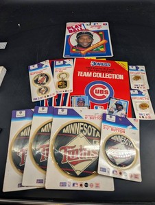 Vintage Twins & Cubs Baseball Memorabilia Mixed Lot