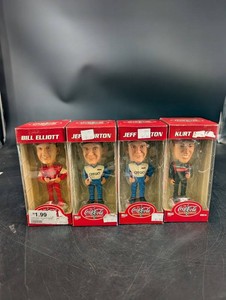Vintage Coca-Cola Racing Family Bobblehead Set - 4pc