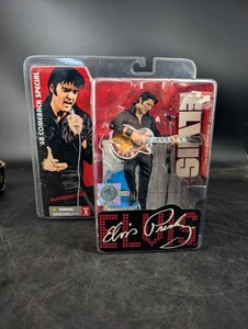 Vintage McFarlane Elvis 68 Comeback Special Figures (Lot of 2)