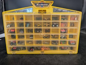 Vintage Micro Machines Vehicle Group in Carrying Case