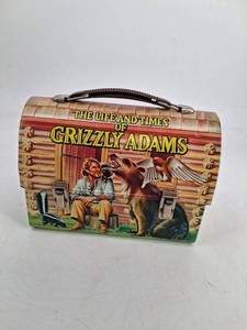 Vintage Grizzly Adams Metal Lunchbox