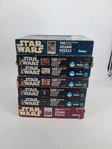 Vintage Kenner Star Wars Jigsaw Puzzle Collection (Lot of 7)