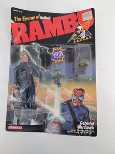 Vintage Coleco Rambo General Warhawk Action Figure