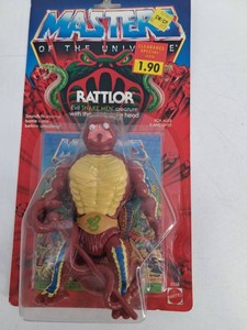 Vintage Mattel Masters of the Universe Rattlor Figure 1985