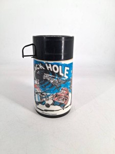 Vintage Aladdin Black Hole 1979 Thermos Bottle Set
