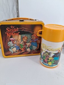 Vintage the Secret of NIMH Lunchbox & Thermos