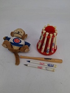 Chicago Cubs & Louisville Slugger Baseball Memorabilia Mixed Lot