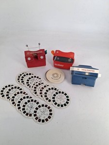 Vintage View-Master Viewers & Assorted Stereo Reels