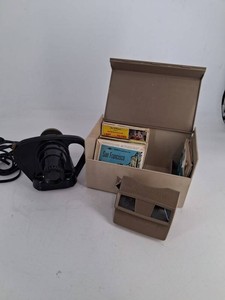 Vintage View-Master Viewer, Reels & Storage Case Mixed Lot