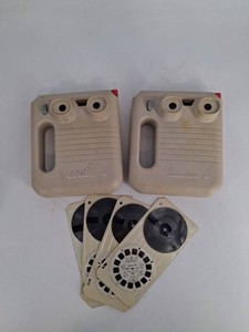 Vintage Talking View-Master 3D Viewers & Peter Pan Reels Mixed Lot