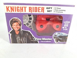 Vintage Knight Rider View-Master Gift Set - 3 Reels, 21 3-D Pictures