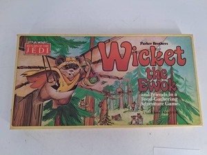 Vintage Star Wars Wicket the Ewok Parker Brothers Board Game