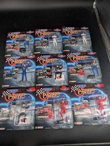 Vintage Starting Lineup NASCAR Winners Circle Figures (Lot of 9)