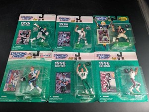Vintage Starting Lineup Football Figures & Cards (Lot of 7)