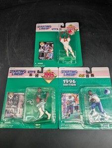 Vintage Starting Lineup Willie Davis, Cunningham & Faulk (Lot of 3)
