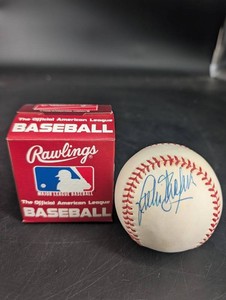 Julio Becquer Signed Rawlings American League Baseball
