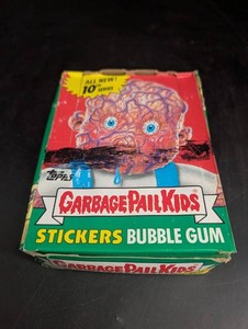 Vintage Topps Garbage Pail Kids 10th Series Display Box