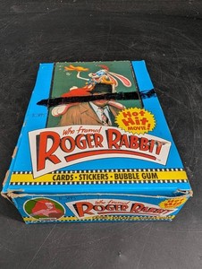 Vintage Topps Who Framed Roger Rabbit Cards 36-Pack Display Box