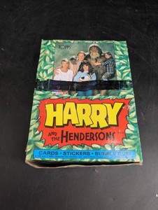Vintage 1987 Topps Harry and the Hendersons 36-Count Display Box