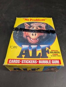 Vintage Topps ALF 48-Count Trading Card Display Box