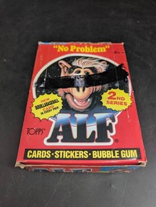 Vintage 1987 Topps ALF 2nd Series 48-Count Display Box