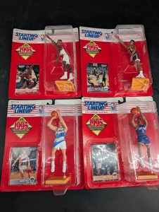 Vintage Starting Lineup NBA Figures 1995 Edition (Lot of 4)