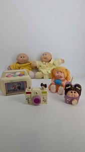 Vintage Cabbage Patch Kids & Character Toy Mixed Lot (7 Pieces)