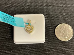 Heart Pendant - Sterling Silver Moissanite 0.42 CTW VS D - $179 retail tag