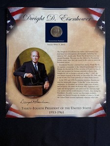 Presidential Dollar Display - Dwight D. Eisenhower 2015