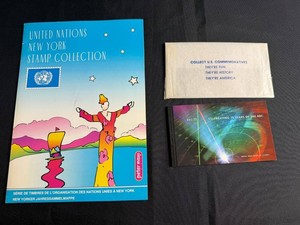 Stamp Collection Books - United Nations, U.S. & BBC 75 Mixed Lot