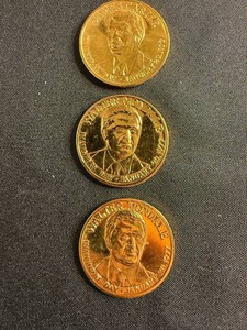 Presidential Commemorative Medallions - Carter & Mondale (Lot of 3)